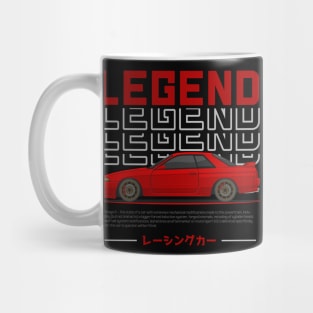 Red JDM Legend Skyline R32 Mug